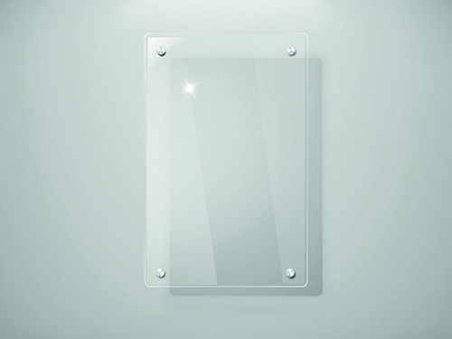 有机玻璃墙壁展架